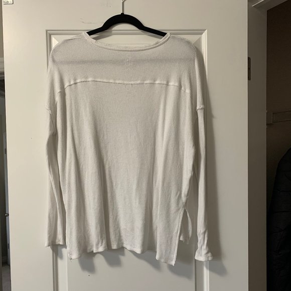 White Aerie Long Sleeve Shirt - Picture 1 of 2
